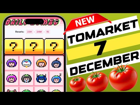 tomarket daily combo today 7 december | tomarket | 2 market delhi combo #TOMARKET#TOMARKET