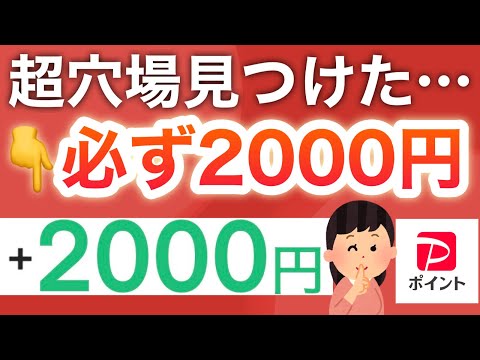 【衝撃】〇〇で110万人にPayPayポイントばら撒いてるんだけど…