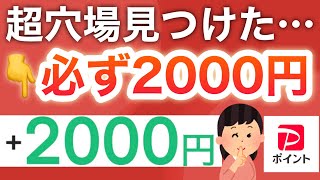 【衝撃】〇〇で110万人にPayPayポイントばら撒いてるんだけど…