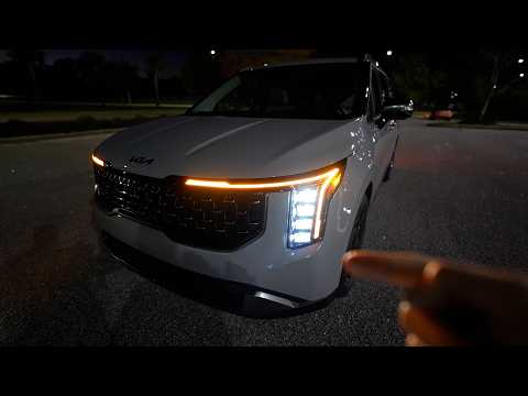 👉AT NIGHT: 2025 KIA Carnival Hybrid SX Prestige -- Night Review and Night Drive