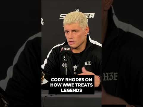 Cody Rhodes on how WWE treats legends #wwe #codyrhodes #summerslam