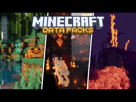 3 AMAZING Data Packs/Mods That Completely Overhaul Minecraft!