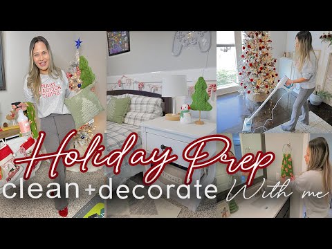 EXTREME PRE-CHRISTMAS CLEAN AND DECORATE WITH ME 2023 || PREP FOR CHRISTMAS GET IT ALL DONE!