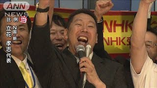 【参院選】立花孝志氏（N国：新）が比例で当選(19/07/22)