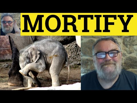 😎 Mortify Meaning - Mortified Definition - Mortification Definition - Mortifying Examples - Mortify