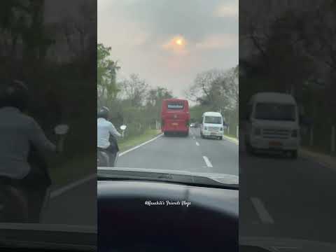 Overtaking Bharatbenz 2x1 Seater Coach on its Guwahati to Golaghat route 🔥 #shorts