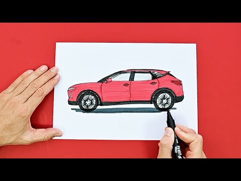 How to draw Chevrolet Blazer