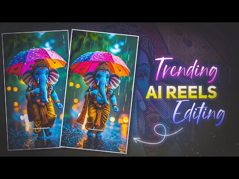 New Trending Instagram Ganesh Ji Cartoon Animation Video Editing | 3d Animation Reels Video Editing