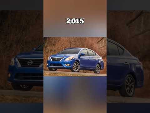 Evolution of Nissan Versa (2007~2022) #shorts