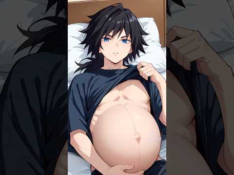 Pregnant Giyuu #DemonSlayer#Nendoloid#Stop motion#giyu tomioka#sanemi shinazugawa#sanegiyu