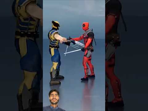 Deadpool vs Wolverine Crunching #stopmotion #actionfigures #marvellegends #marvel #animation