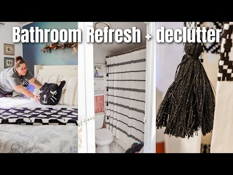 BATHROOM Home REFRESH / EXTREME DECLUTTER & clean with me