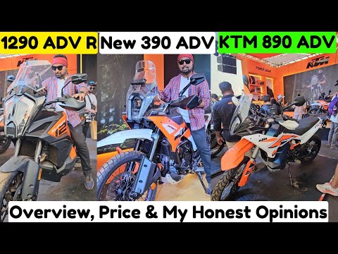 FINALLY 2025 KTM 390 ADV | 1290 Super Adventure S & 890 Adventure At IBW | My Opinions & Pricing