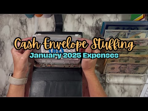 January 2025 Cash Stuffing! | Monthly Budget | January Expenses