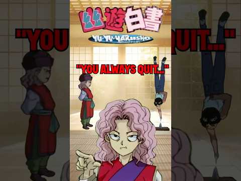 Genkai’s Motivational Wisdom: Don’t Quit Cause It Isn’t Easy! #animemotivation #anime #yuyuhakusho