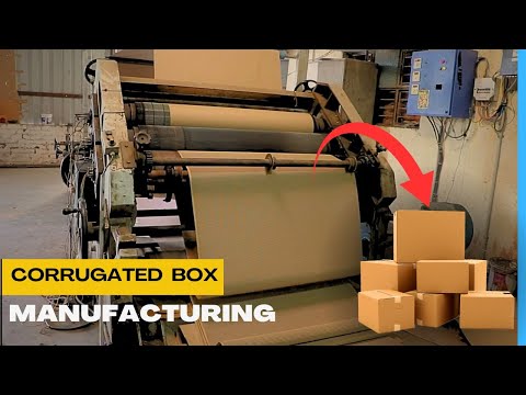 Unraveling the Making of Corrugated Boxes | Box Manufacturing Process in The Factory