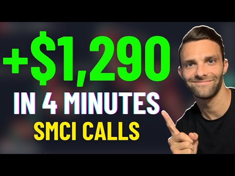 How I Made $1,290 Day Trading $SMCI Call Options