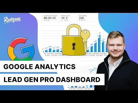 YOUR GA4 LEAD GEN SUPERPOWER | Google Analytics 4 Lead Gen Dashboard | GA4 Looker Studio Dashboard