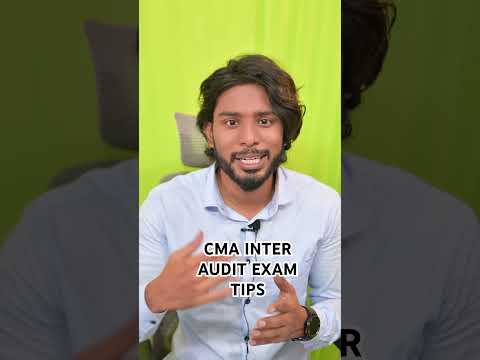 CMA INTER AUDIT EXAM TIPS BY PRAVEEN SIR #motivation #cmainstitute #education #exam #cma #students