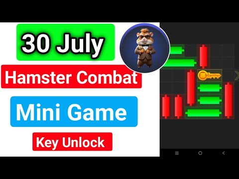 hamster combat 30july mini game key unlock | 30july mini game key 🗝️ unlock 🔓 | hamster cipher code