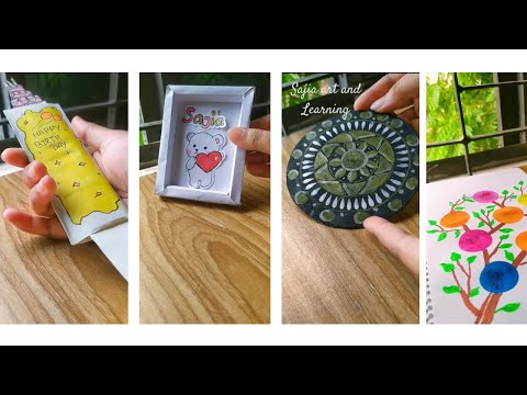 Easy craft ideas/miniature craft /paper crafts / how to make/DIY /sajia art and learning