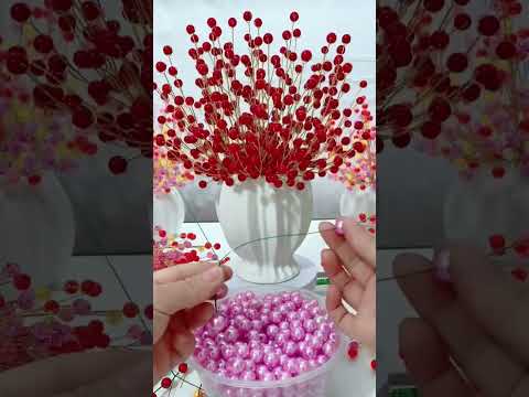 Handmade diy beads flowers #handmade #diy #gift #beads #handmadegifts #diybeads #flowers #homedecor