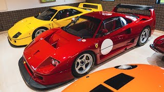 日本一のスーパーカーコレクションで【10億円】フェラーリF40LMと普通のF40【２億円】と比べてみた。[#104]