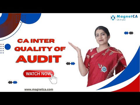 CA Inter Quality of Audit by CA Aarti Lahoti