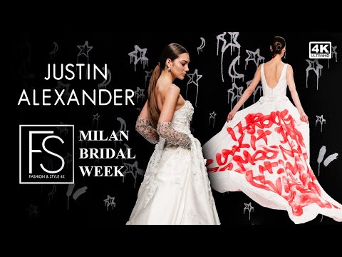 JUSTIN ALEXANDER Spring Summer 2025 MILAN BRIDAL FASHION WEEK Full Show 4K FASHION & STYLE TV