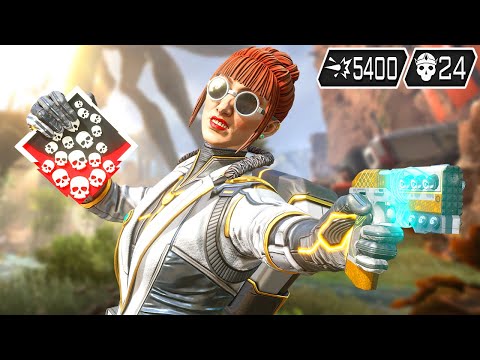 SUPER HORIZON 24 KILLS AND 5400 DAMAGE (Apex Legends Gameplay)