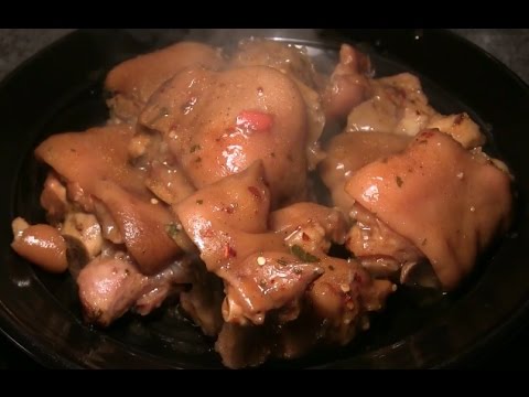 Soul Food PIG's FEET Recipe: How To Make Tender Juicy Flavorful Pig's Feet