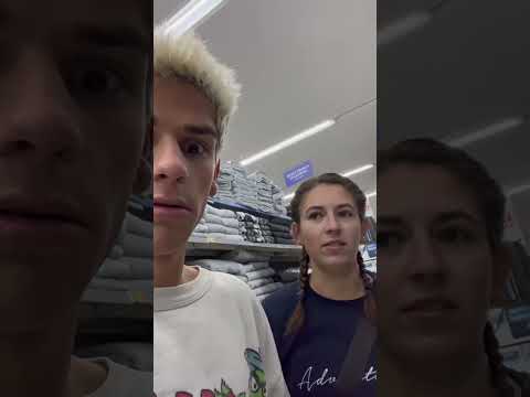 we were being followed in Walmart!!!