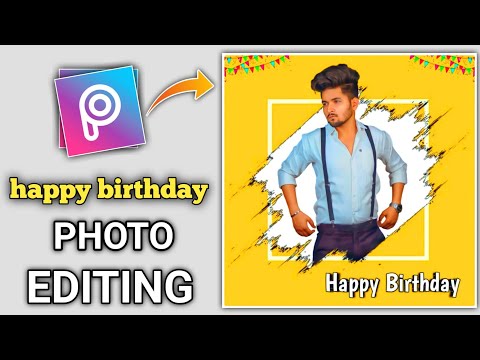 Birthday banner CDP photo editing tutorial in picsart in telugu || professional CDP making in 2023