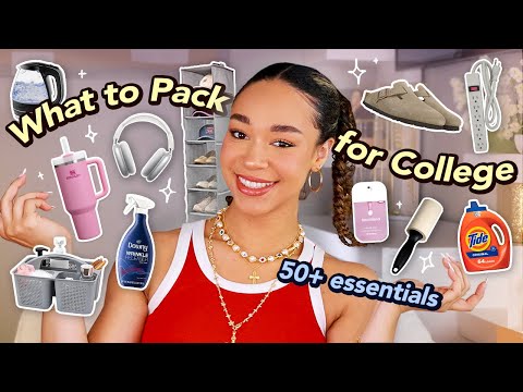 ULTIMATE COLLEGE PACKING LIST 📦 (essentials guide for freshman year dorm + what to bring)