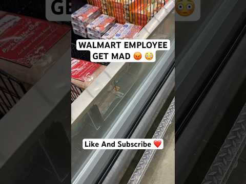 WALMART EMPLOYEES GET MAD 😳 #feed #trending #shortfeed #walmart #100 #prank #shorts #foryou #fyp