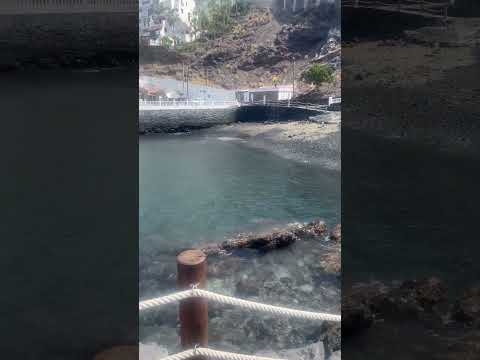 🏝️Amaizing Clear Water in Playa de Arena | Tenerife🏝️ #clearwaterbeach #tenerife