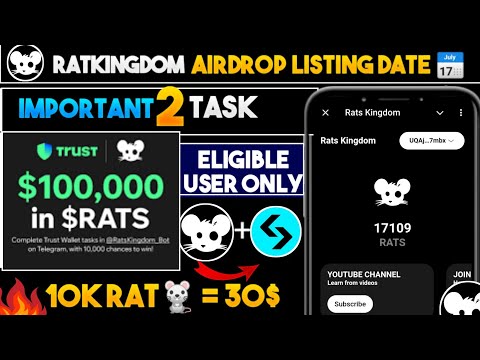 Rats Kingdom withdraw| RATS Kingdom Price Prediction |  Rats kingdom Airdrop Listing Date