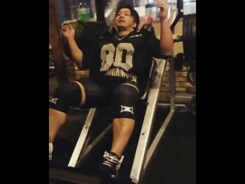 【生ける伝説Beastjoker】筋トレ  ハックスクワット 440kg