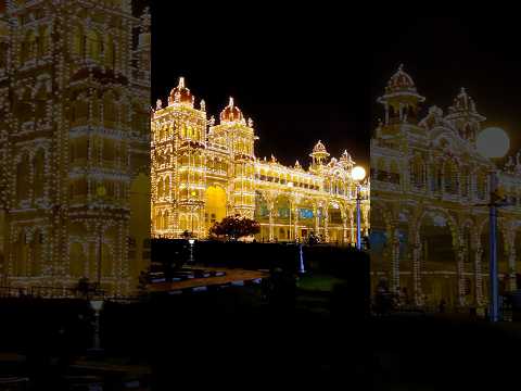 Magic Of Lights | Mysore Dasara Lighting #shorts #trending