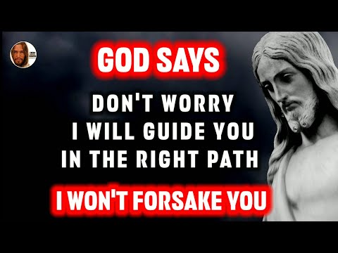 🌟God says today✝️ I'll guide in the right path 😟| Gods message for me today| Prophetic word