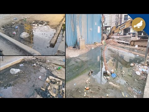 Hyderabad: Drainage overflow on road in Tolichowki, creates breeding ground for mosquitoes