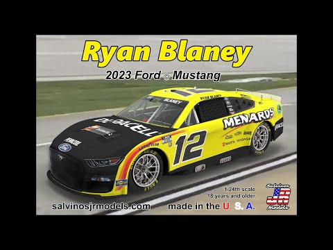 Whats In The Box | Ryan Blaney 2023 Menards Ford Mustang | Salvino's J R Models