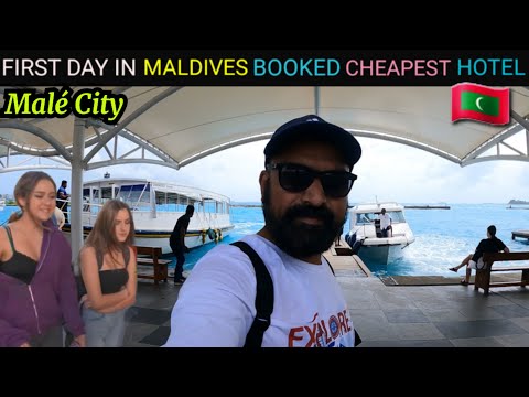 First day in Maldives | Booked Cheapest hotel in Malé city