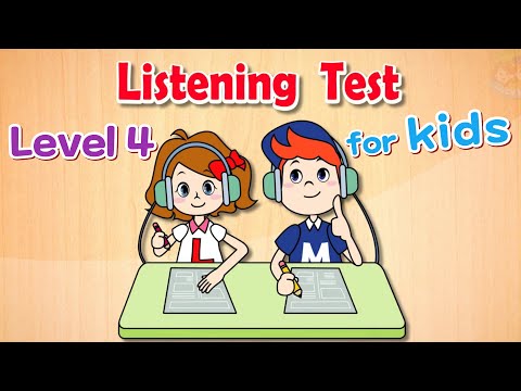 Listening Test for Kids | Level 4 | 8 Tests (Test 33 to 40)