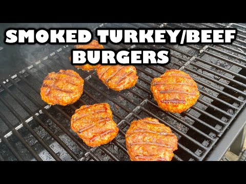 Turkey & Beef Burgers | Char-Griller 980 | Turkey Burger Recipe