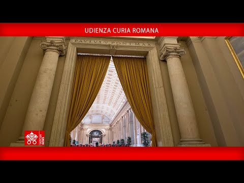 Udienza Curia Romana  21 dicembre 2024 - Papa Francesco