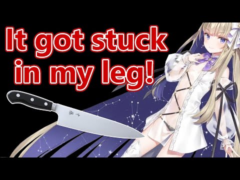 Shiina had a few KNIFE ACCIDENTS