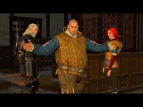 Triss and Dijkstra Come to Geralt at Margrave Henkel's House (Witcher 3 | Novigrad)