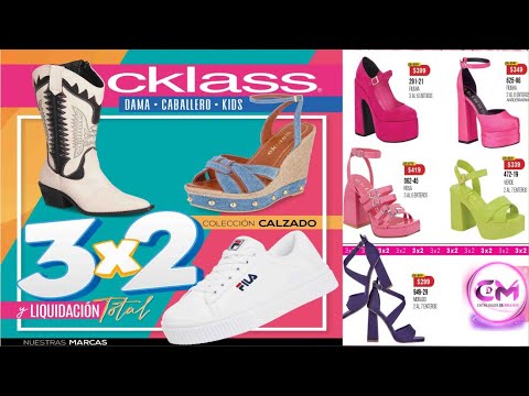 CATALOGO CKLASS 3X2 LIQUIDACION DE CALZADO 2024