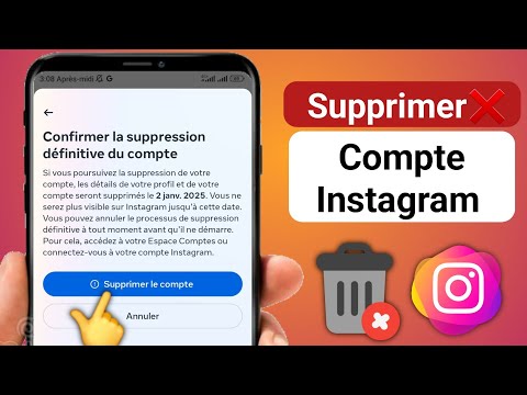 Comment supprimer définitivement le compte ?